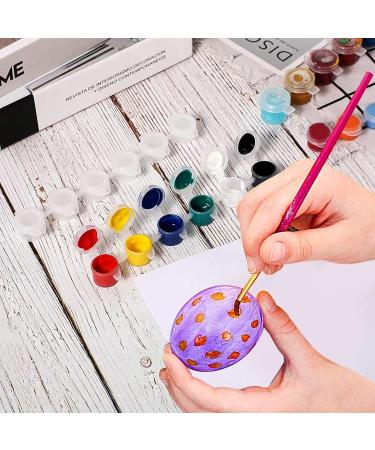 AKOLAFE 480pc 5ML Paint Pots with Lids - 80 Clear Strips, Ideal for Kids DIY Arts & Crafts - Buy Online on GoSupps.com