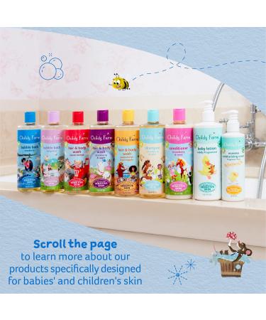 Childs Farm Kids Hair & Body Wash for Dry Sensitive Skin Blackberry & Organic Apple Gently Cleanses Vegan Cruelty-Free 16.9 fl oz Blackberry & Apple - Buy Online on GoSupps.com