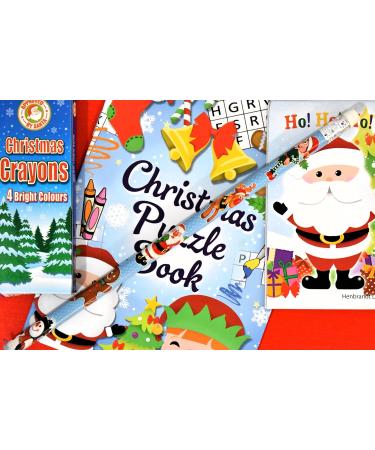 Classic Retro Christmas Sweets and Treats Mini Letter Box Treat Gift Box - Filled with Classic Christmas Festive Themed Pocket Money Toys and Chocolate (alternative Selection Box) - Buy Online on GoSupps.com