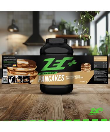 ZEC+ Nutrition Protein Pancake Mix | Low-Calorie High-Protein Buttermilk Flavor | 1500g (1.5 kg) | Ideal for Healthy Breakfast & Weight Management - Buy Online on GoSupps.com