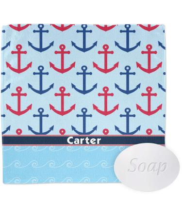 YouCustomizeIt Personalized Anchors & Waves Washcloth