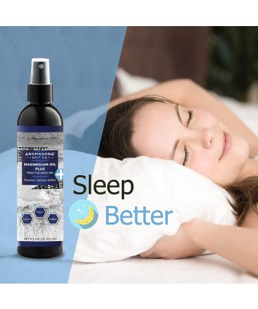Aromasong Extra Strength Ultra-Pure Magnesium Spray - 8 Oz, 23mg Magnesium, for Headache and Leg Relief - Buy Online on GoSupps.com