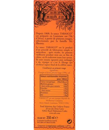Tabasco Red Bottle 350 ml - Buy Online on GoSupps.com