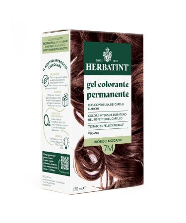 Herbatint Herbatint Permanent Hair Colour Gel 7M Mahogany Blonde - 170ml | Ammonia-Free 100% White Hair Coverage | for Sensitive Skin with 8 Organic Natural Extracts