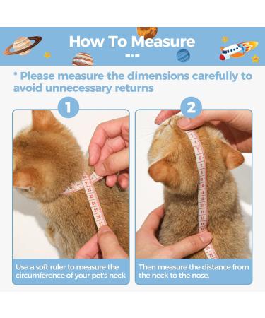 ComSaf Protective Cat Collar - Adjustable Starry Sky Hinges for Post-Surgery Recovery | Prevent Licking & Soothing Comfort | XS Size - Buy Online on GoSupps.com