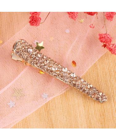 12 Pcs Rhinestone Alligator Hair Clips - Stylish Crystal Duckbill Clips for Women and Girls | Hair Styling Tools and Accessories - Buy Online on GoSupps.com