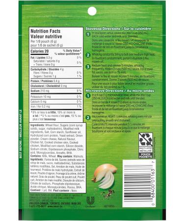 Knorr Classic Sauce Mix for a classic French light sauce or creamy pasta sauce La King no artificial flavours 48 g 24 count - Buy Online on GoSupps.com