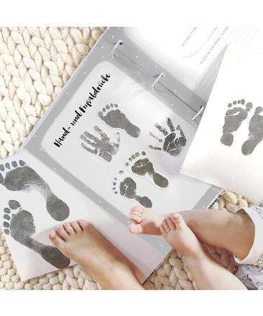 Perfect Baby Gifts: Inkless Baby Print Set | 8 Safe Chemical-Free Newborn Prints | Handprint & Footprint Set | Danish Quality from MINI Misiu - Buy Online on GoSupps.com