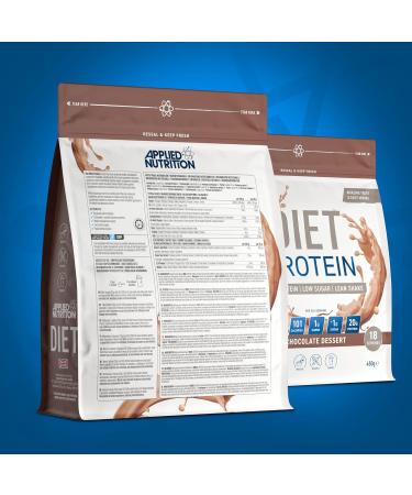 Applied Nutrition Diet Whey High Protein Powder Supplement - Chocolate Dessert 450g - Weight Management with CLA, L Carnitine, Green Tea - 18 Servings - Buy Online on GoSupps.com