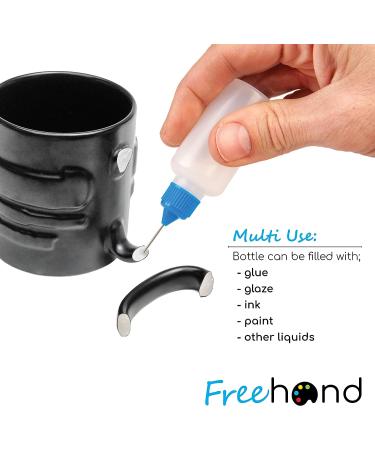 Precision Tip Applicator Bottle Four 1 Oz. Bottles and 12 Tips for Multi-Purpose Use - Buy Online on GoSupps.com