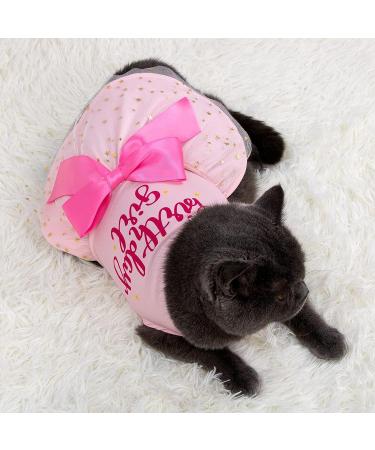 Elegant Princess Doggie Dress for Medium Dogs - Red Birthday Girl Dog Apparel - Buy Online on GoSupps.com