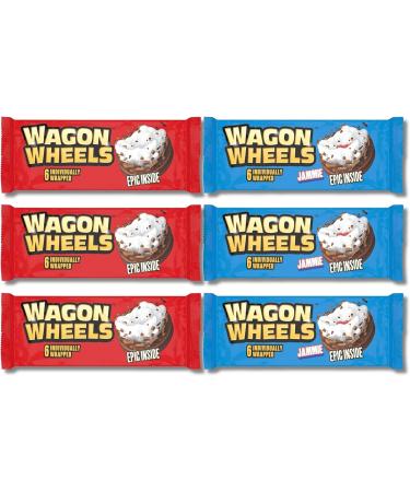  The Great British Kitchen Wagon Wheels Original Cookies (3 x 220g) and 6 Jammie Packets (3 x 228g) Total of 36 Individually Wrapped Cookies The Great British Kitchen - Buy Online on GoSupps.com