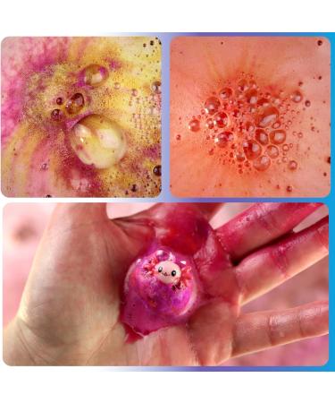 WhiteBird Bath Bombs for Kids Bath Bombs with Surprise Inside Set of 6 Bath fizzers Surprise Bath Bombs for Kids - Buy Online on GoSupps.com