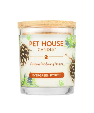 One for all Pet House Candle - Evergreen Forest - 100% vegetable wax candle - remover for at home - non -toxic and environmentally friendly air -freshly frisity candles - Buy Online on GoSupps.com