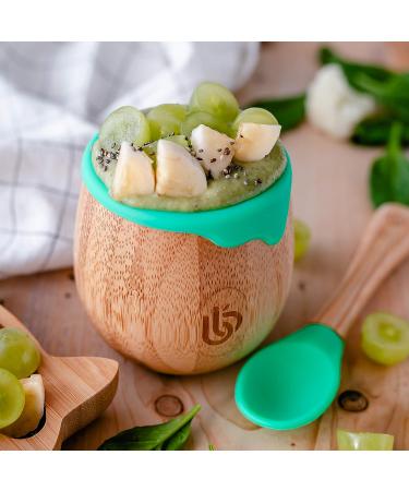 150ml Bamboo Toddler Cup with Non-toxic Silicone Liner - Green | Transition Sippy Cup for Baby-Led Weaning and Oral Motor Skills - Buy Online on GoSupps.com