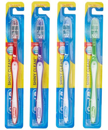 Oral-B Toothbrush Shiny Clean Soft (Pack of 12) Display Multi - Buy Online on GoSupps.com