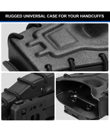 Kydex Handcuff Case for ASP & Hinged & Chain Handcuffs | MOLLE/Belt Clip | Law Enforcement Holder | Adjustable Strap | Duty Belt Fit 1.5-2.25 - Buy Online on GoSupps.com
