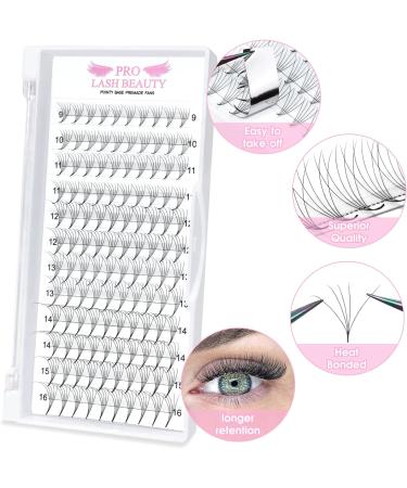 5D-D-0.07 Pointy Base Premade Fan Eyelash Extensions - 8-15 Mix | Russian Volume Lashes C D Curl - Pre Fanned Lash Extensions - Buy Online on GoSupps.com