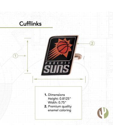 Phoenix Suns NBA Logo Cufflinks - Official Team Formal Wear - Buy Online on GoSupps.com