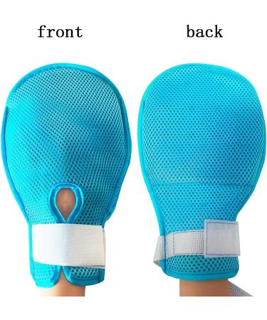 Breathable Bed Gloves for Patient Safety - Adjustable Anti-Scratch Security Gloves for Seniors - Buy Online on GoSupps.com