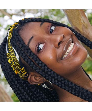 FROG SAC African Headbands Set for Girls, Women, and Teens - Knotted Elastic Twist Headwrap Hair Accessories in Designer Print - Buy Online on GoSupps.com