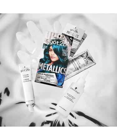 Got2b Metallics M77 Mermaid Green Permanent Hair Color - Vibrant, Long-lasting Dye - Buy Online on GoSupps.com