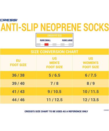 Cressi Anti-Slip Neoprene Socks for Snorkeling and Scuba Diving - Large Camo Blue, Quality since 1946 - Buy Online on GoSupps.com