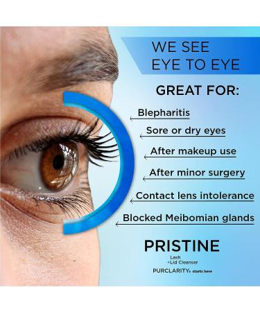 PURCLARITY Lid and Lash Cleanser Spray for Irritation Relief with Hypochlorous Acid - Buy Online on GoSupps.com