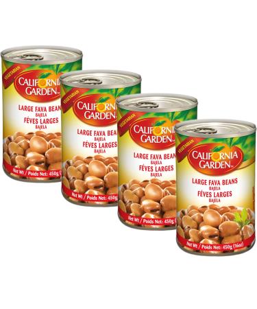 California Garden Bajela Large Fava Beans 450g (4 cans)