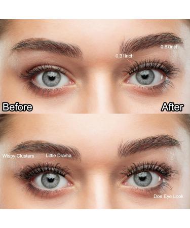 Buy Wispy Fairy Cat Eye False Eyelashes | Fluffy Faux Mink Waterproof & Reusable (8 Pairs - Buy Online on GoSupps.com