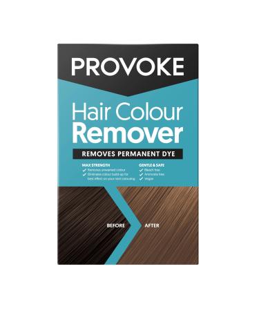PROVOKE Hair Colour Remover Max Strength Removes Permanent Hair Dye For Multicoloured Hair Dye Removal ammonia-free and Bleach-Free Formulation - Buy Online on GoSupps.com