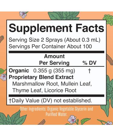 MaryRuth Organics Throat Spray (Unflavored) & Lymphatic Cleanse Drops | USDA Organic Clean Label Project Verified | Vitamins for Throat Relief Immunity & Overall Health | Vegan Gluten Free Non-G - Buy Online on GoSupps.com