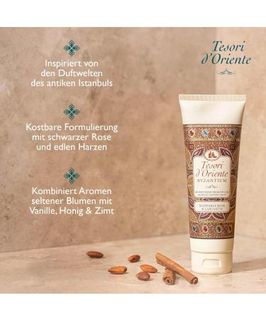 Tesori d Oriente Byzantium Shower Gel 250ml - Aromatic Black Rose & Labdanum Body Care Cream | Enhance Your Wellness Ritual - Buy Online on GoSupps.com