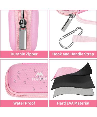 MATEIN Heart Monitor Case for AliveCor KardiaMobile Heart Monitor Personal EKG/KardiaMobile 6-Lead Rate Monitoring Devices Heart Rate Monitor Storage Bag Carrying Hard Travel Case Pink - Buy Online on GoSupps.com