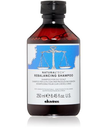 Davines Naturaltech REBALANCING Shampoo  Gently Cleanse The Scalp While Assisting With Excess Sebum Production  Add Shine  8.45 fl oz