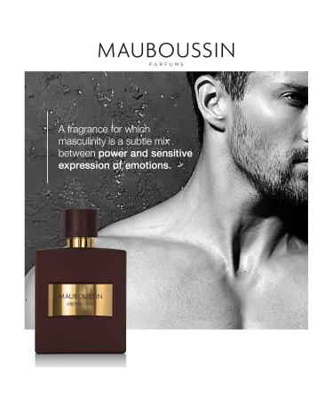 Mauboussin - Pour Lui Cristal Oud 100ml (3.3 Fl Oz) - Eau de Parfum for Men - Oriental Scent - Buy Online on GoSupps.com