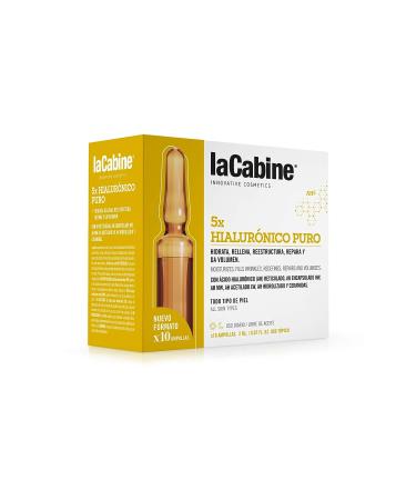 La Cabine 5x Pure Hyaluronic 10 Ampoules 2ml - Hydrating Serum for Skin - Buy Online on GoSupps.com