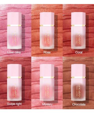 Matte Cream Blush - Soft Lightweight Liquid Blush for Natural Cheeks | Long-Wearing & Smudge-Proof Pink Blusher (1#Love Cake 1 Pack) - Buy Online on GoSupps.com