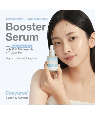Cosyuree Niacinamide + Hyaluronic Brightening Deep Dive Serum 10% Brightening Complex Deep Hydration Glow & Smooth Texture Fragrance-Free 30ml(1.01 fl oz) - Buy Online on GoSupps.com