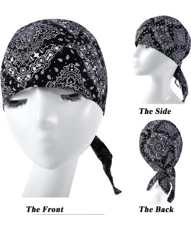 TAFACE 3-Piece Sports Bandanas Set - Breathable Adjustable Caps for Cycling Gym & More | Black Blue Red Patterns - Buy Online on GoSupps.com