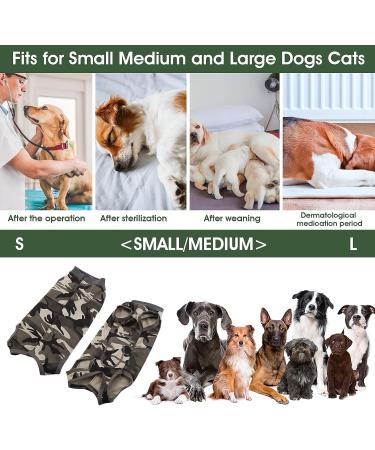 Cobee Dog Recovery Suit - Abdominal Wound Protection for Male Dogs | Post-Operative Snug Fit | L-Size Camouflage - Buy Online on GoSupps.com