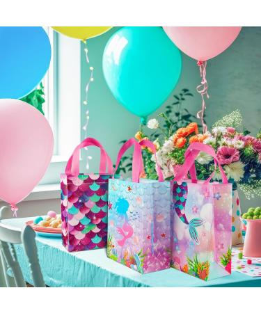 BLEWINDZ 18Pcs Mermaid Small Gift Bags with 18Pcs Tissues (3 styles) - Buy Online on GoSupps.com