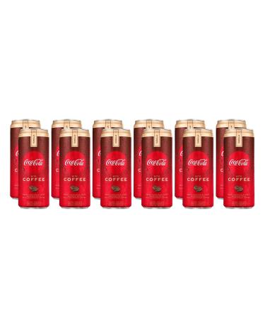 Coca-Cola with Coffee - Coffee Vanilla | 12 fl oz. Slim Cans, 69 mg of caffeine | Pack of 12