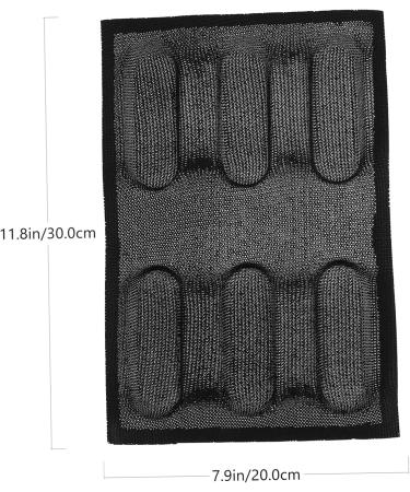 Zerodeko Silicone Loaf Pan Baking Mold 3 Pcs Silicone Bread Mold Silica Gel Baby Makeup French Silicone Baking Forms Silicone Ice Cube Molds 30X20X2.2cmx3pcs Blackx3pcs - Buy Online on GoSupps.com