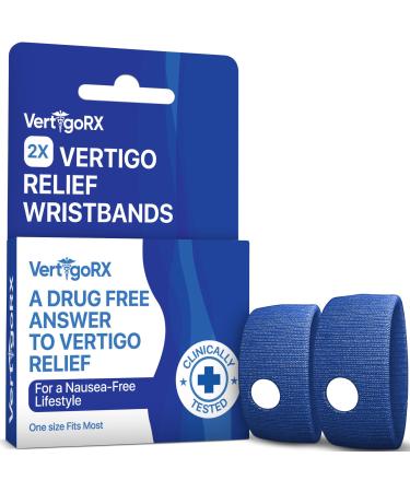 Vertigo Relief Wristbands | Vertigo Treatment Supporting Dizziness Relief | Vertigo Relief Products for Inner Ear Balance | Cure Vertigo Naturally | Pack of 2