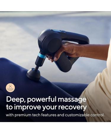 Theragun Elite - Handheld Electric Massage Gun - Bluetooth Enabled Percussion Therapy Device for Athletes - Powerful Deep Tissue Muscle Massager with QuietForce Technology - (Black - 5th Generation) - Buy Online on GoSupps.com