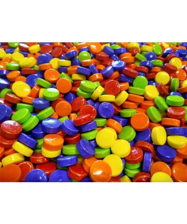 Pucker Ups Sour Candy - 2 lbs Assorted Fresh Flavors | Lemon Lime Orange Blue Raspberry Cherry - International Shipping - Buy Online on GoSupps.com