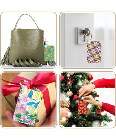 Duufin 120pc Rectangle Sublimation Keychain Blanks - Double Sided Heat Transfer MDF Board Rings for DIY Crafts - Buy Online on GoSupps.com