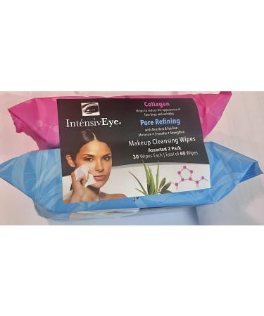 Pore Refining Makeup Cleansing Wipes (Aloe & Collagen) 30ct Each
