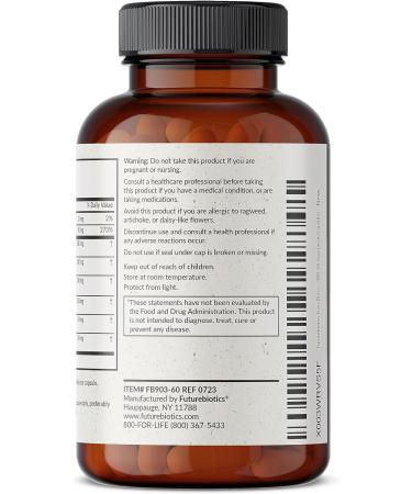 Futurebiotics Liver Detox - Advanced Cleanse Formula with Milk Thistle Dandelion & Turmeric | Non-GMO 60 Veg Capsules for Healthy Liver Support - Buy Online on GoSupps.com